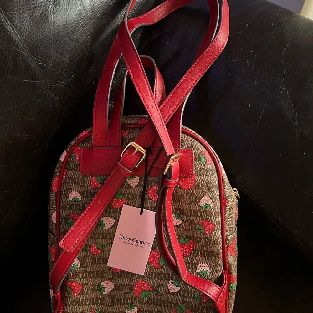 Juicy Couture Freshly Picked Strawberry Backpack